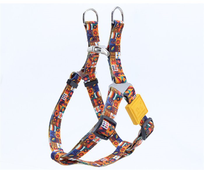 Helepet Faux Nylon Dog Harness - L, Diamond
