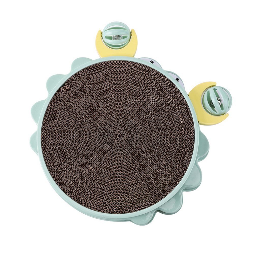 Cozy Paws Crab-Shaped Cat Scratcher with Balls & Catnip (38×38×8.3cm)