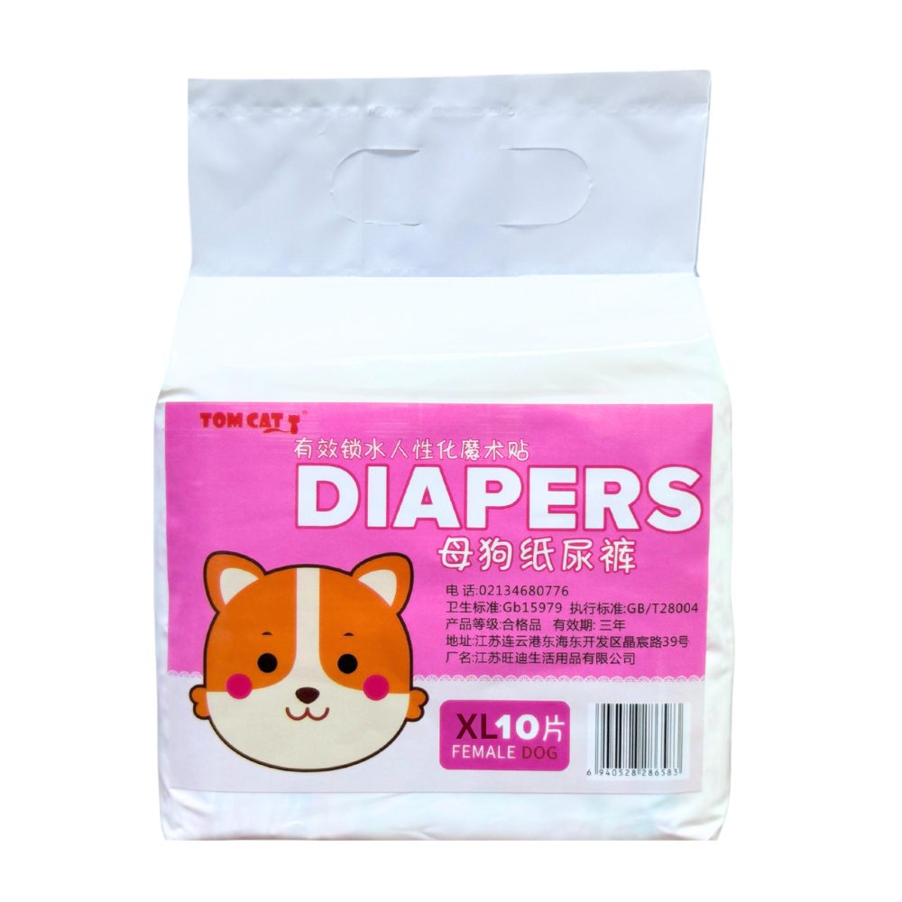 Pakeway Female Dog Pet Diaper-Extra Large(40-60Cm) -10pcs/pack