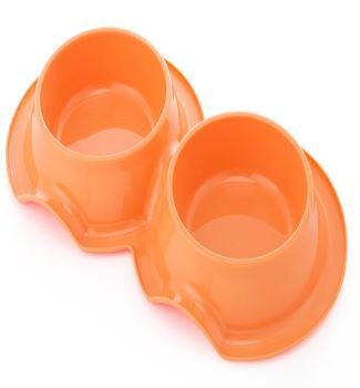 Pets Club Plastic Double Bowl Anti-Ant Without Bowl, 98 ml, Size 38*21*5.5 Cm – O
