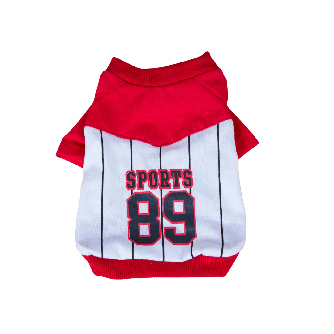 Hong Pet Red Cotton Clothes For Pets - XS