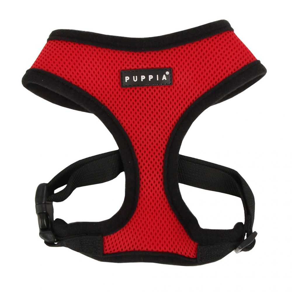Puppia Soft Harness-AC30-Large - RED