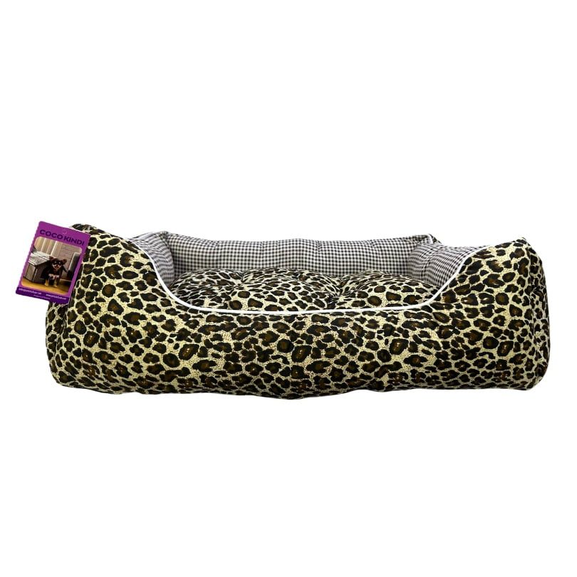 Coco Kindi Black Dotted Washable Sofa Cotton Bed - size#2