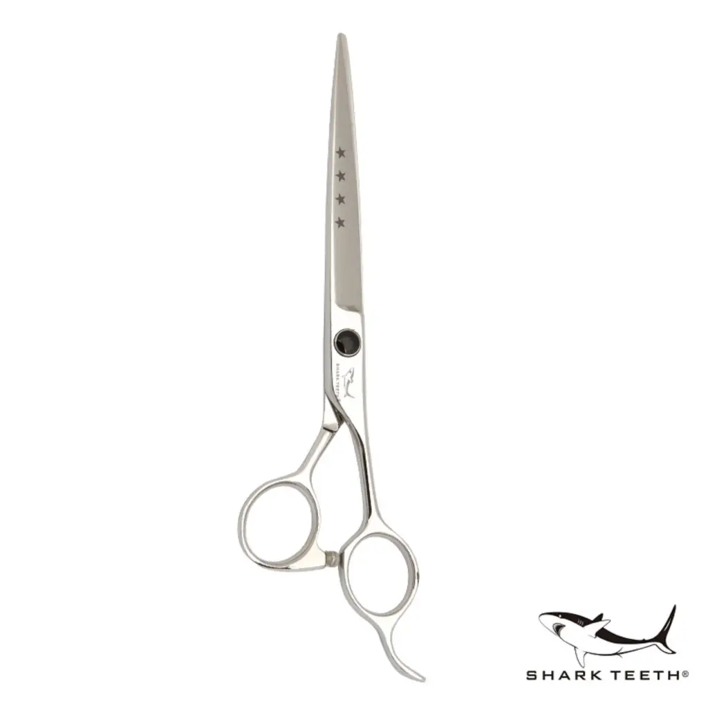 Shark Teeth 7.0" Straight 4 Star Series Scissor