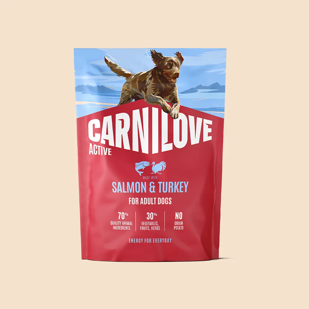 Carnilove Active Salmon & Turkey for Adult All Breeds Dry Dog Food 1.5kg