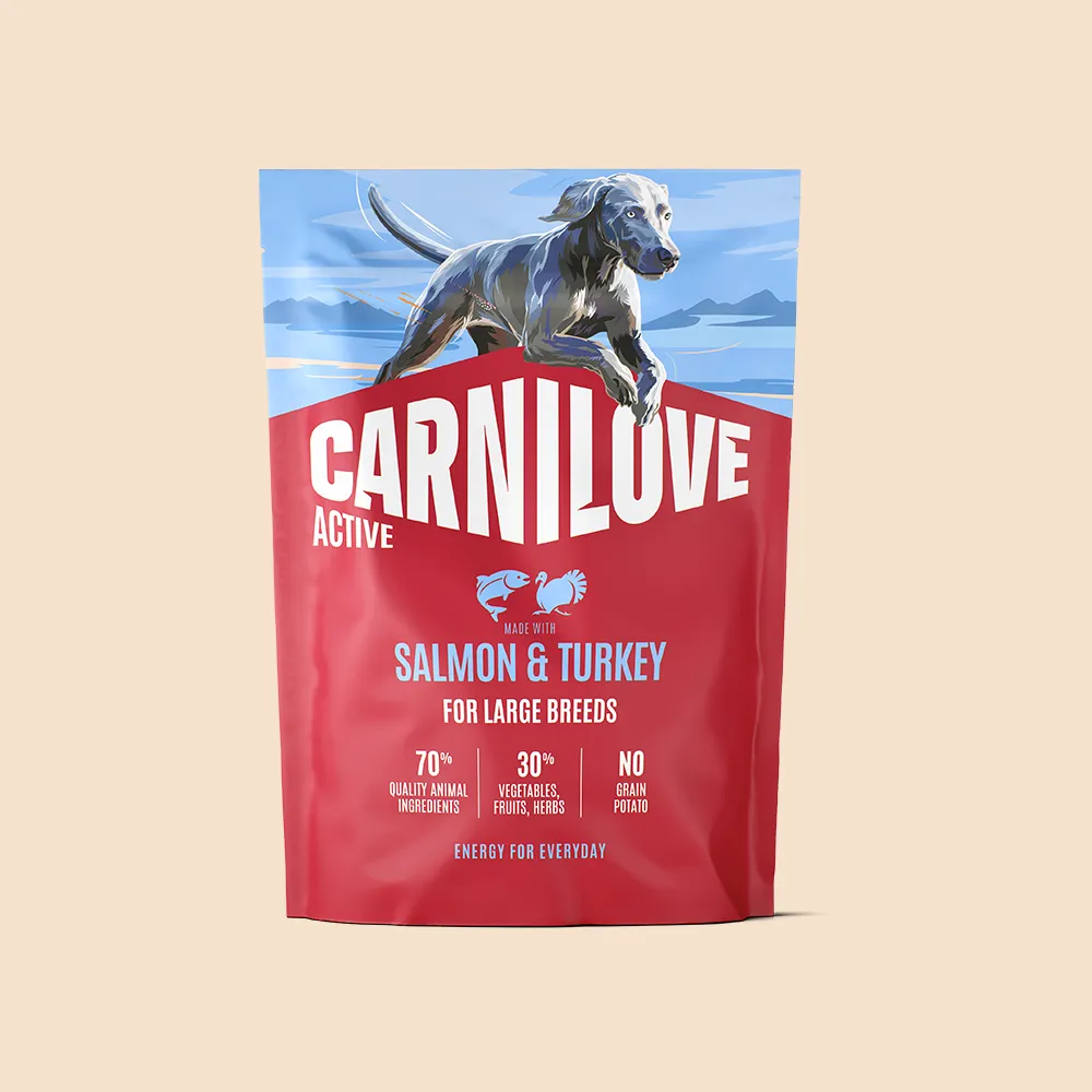 Carnilove Active Salmon & Turkey for Adult Large Breeds Dry Dog Food 1.5kg