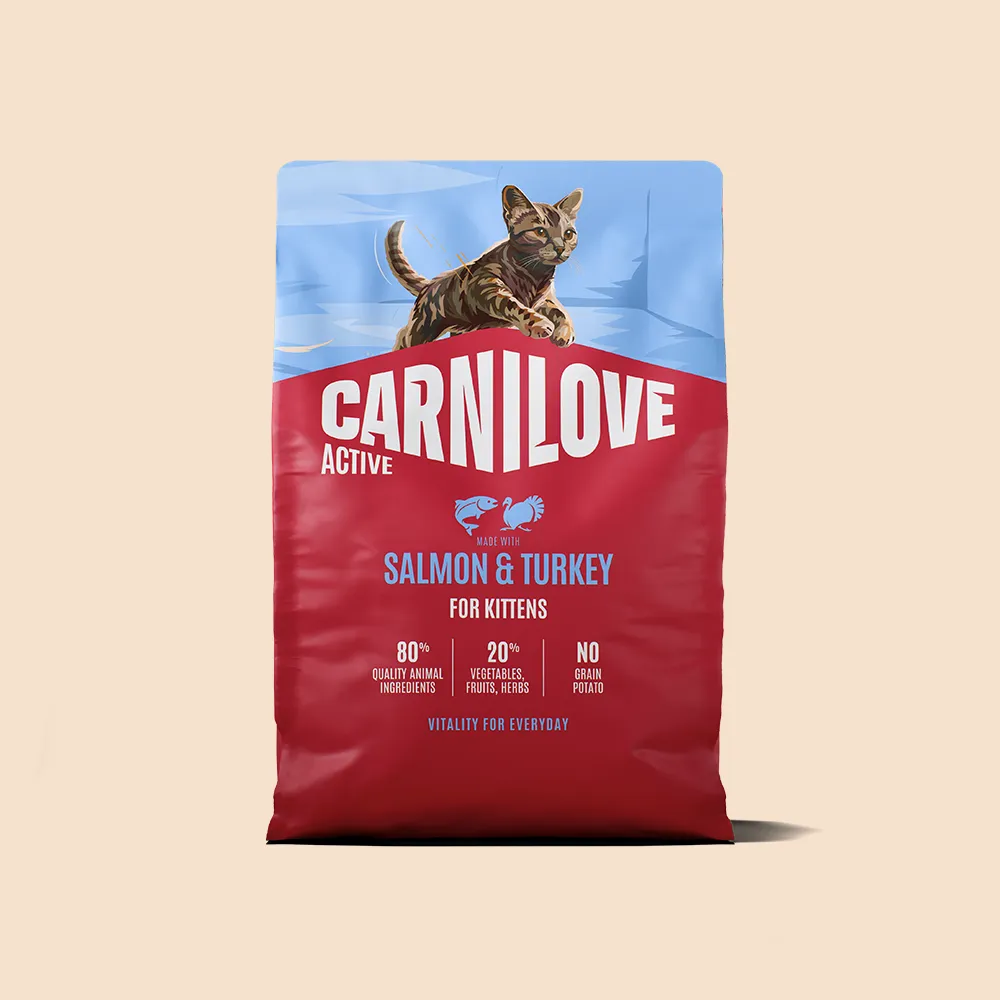 Carnilove Active Salmon & Turkey for Kittens Dry Cat Food 2kg