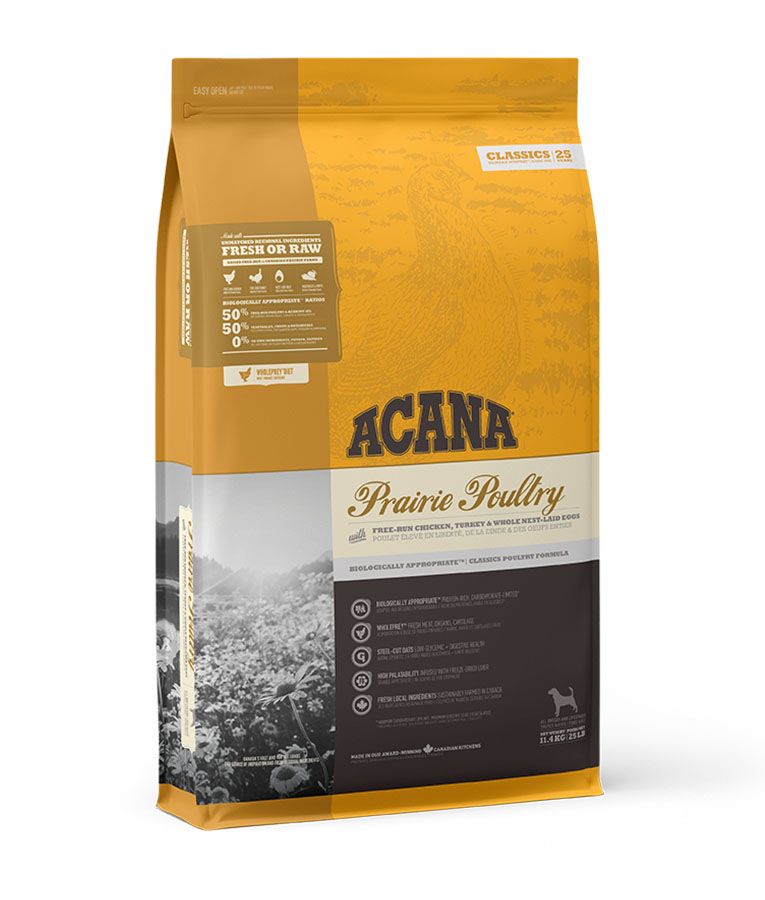 Acana Classics Prairie Poultry Dry Dog Food 9.7kg