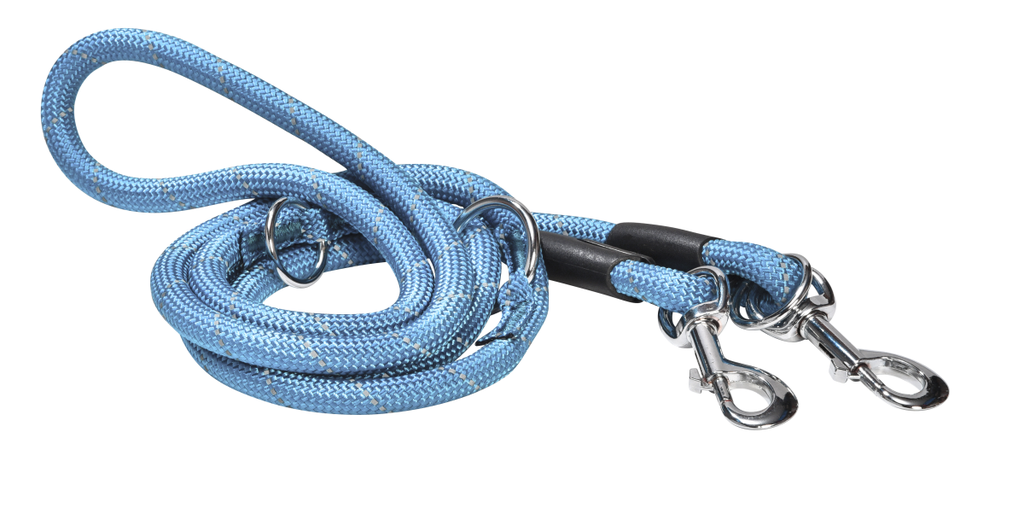Bobby 3 Positions Walk Leash Blue 1.2 x 189 cm