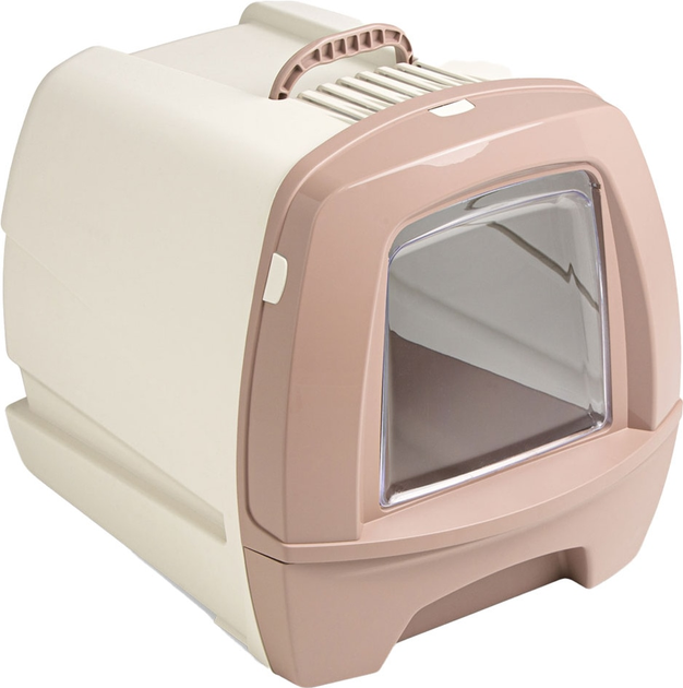 MPS2 80's Cat Litter Box with Drawer - 50 x 40 x 42 cm/Pink