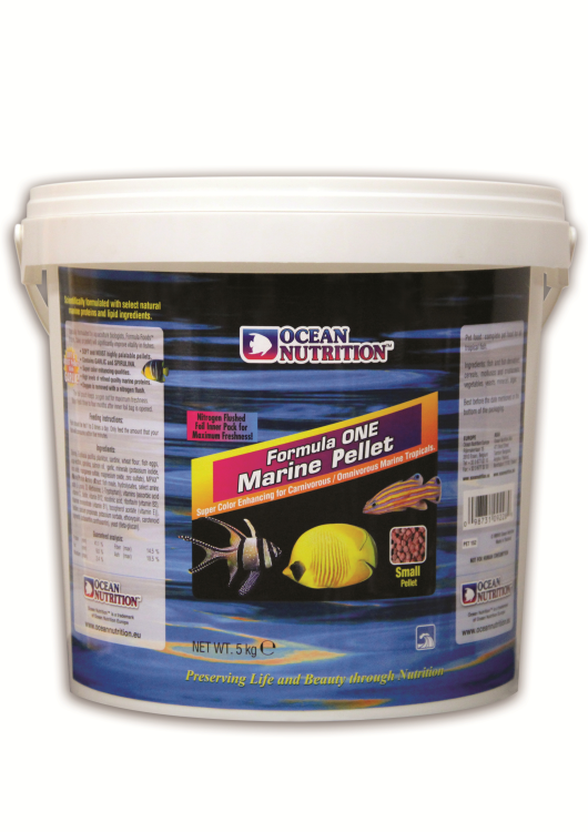 Ocean Nutrition Formula 1 Marine Pellet Small 5 KG Bucket