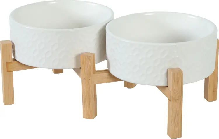 Zolux Keramo Ceramic Bowl Duo White 1400 ml