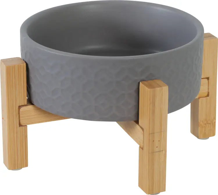 Zolux Keramo Ceramic Bowl Solo Grey 300 ml