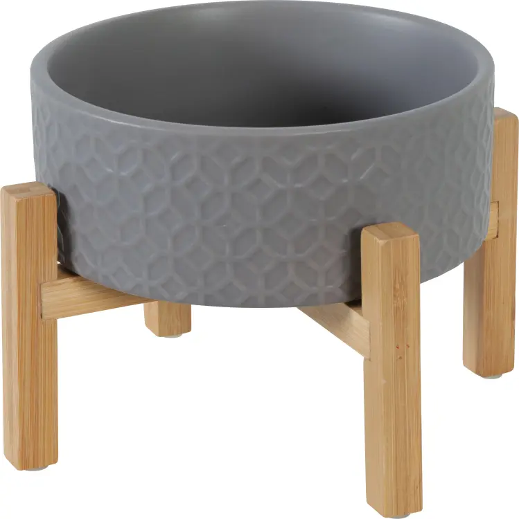 Zolux Keramo Ceramic Bowl Solo Grey 700 ml