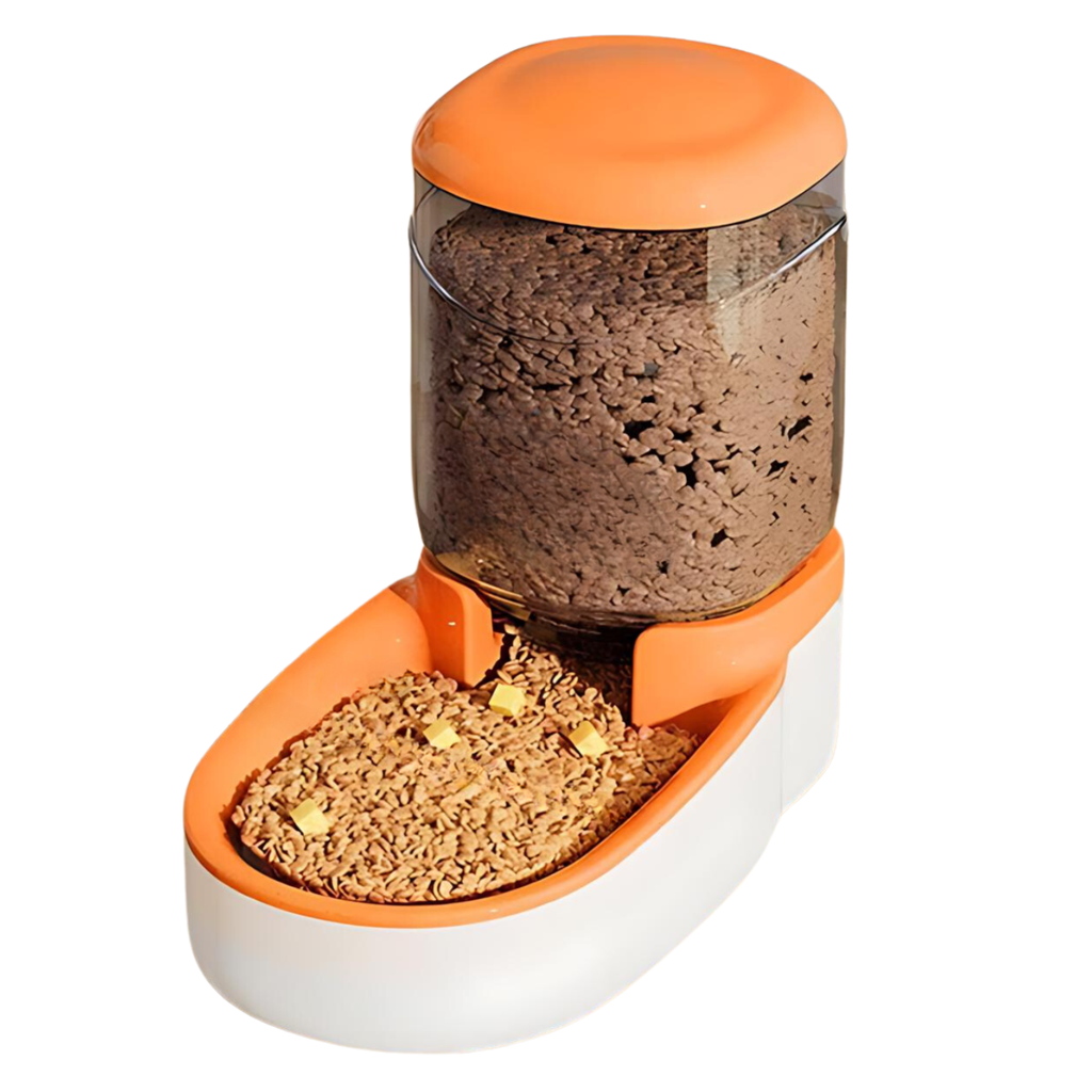 Pado Transparent Food Dispenser- Orange  4000ml