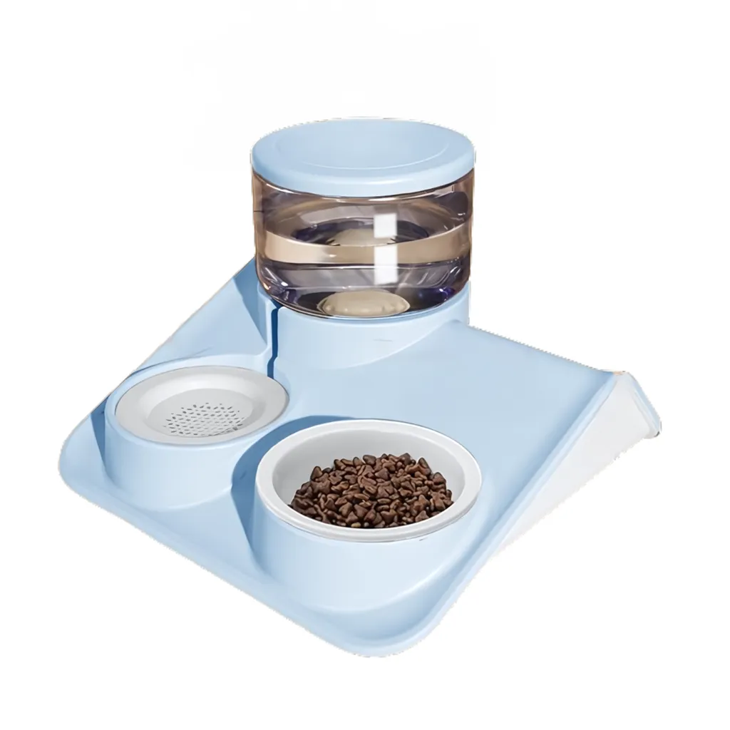 Pado Glossy Food & Water Dispenser Blue  1800ml