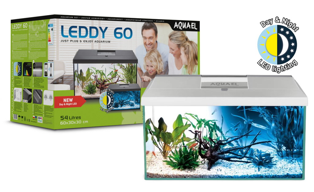 Aquael Aquarium Set Leddy 60 White Day & Night