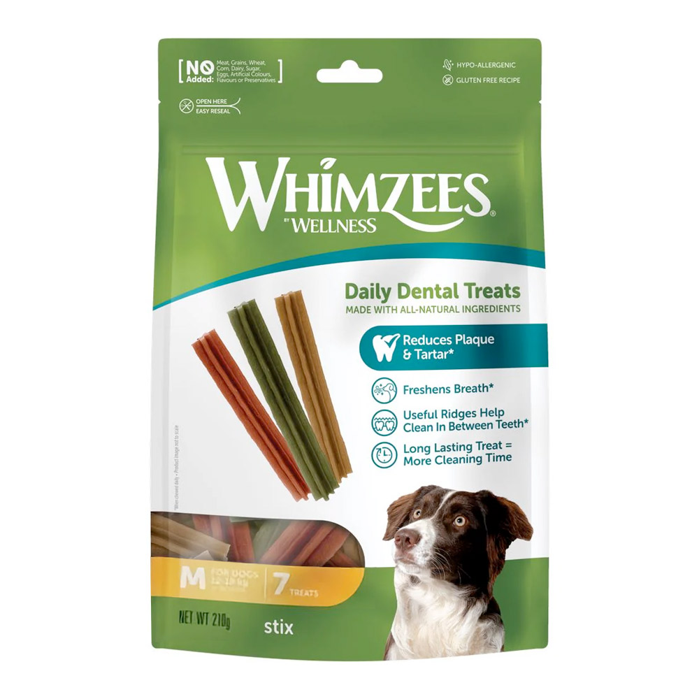 Whimzees Stix Medium Mix 7pcs