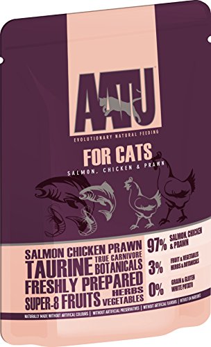 [WACFC-85g] AATU Salmon Chicken & Prawn Wet Cat Food-85g