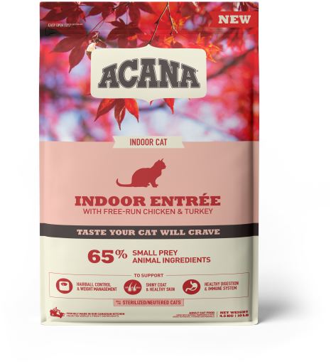 [102009-2] Acana Indoor Entree Adult Dry Cat Food 4.5kg