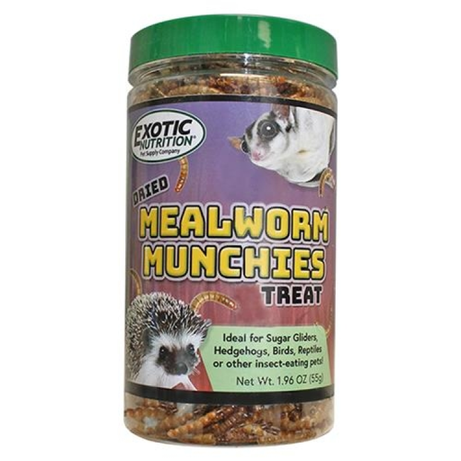 [EO552763] Exotic Nutrition Mealworm munchies 1.96oz

