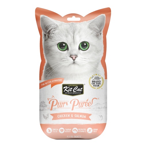 [3107] Kit Cat Purr Puree Chicken & Salmon