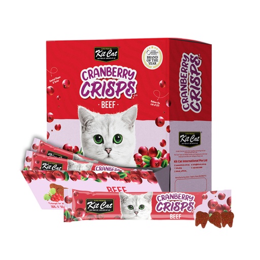 [7939-50x] Kit Cat Cranberry Crisps Beef Box 50 sachets